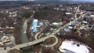 Flying over Randolph VT