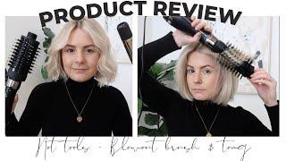 Hot Tools Blowout Brush & Tong Review - Short Hair Styling