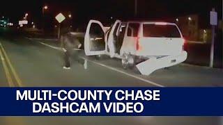 Dashcam: Milwaukee County chase into Kenosha County | FOX6 News Milwaukee