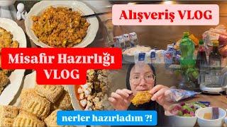 10 kişilik Misafir Menüsü ve hazırlığıhemde alışveriş VLOGEVDE  SALDIRIdüşmanı uzakta arama‼️