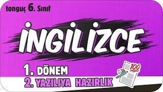 6.Sınıf İngilizce 1.Dönem 2.Yazılıya Hazırlık  #2025