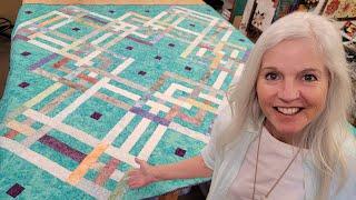 THIS IS SIMPLE?? FABULOUS "BAKER'S LATTICE" QUILT!!