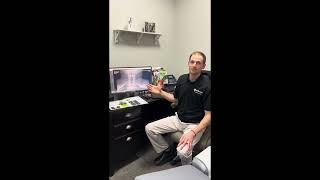 Dr. Josh going over your report of findings : Wilbeck Chiropractic