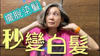 時尚簡約擺脫染髮Turn gray hair in a second