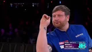 Darts 2024. Players Championship Finals. Round 1 - Menzies v S.Williams. Highlights.