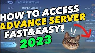 PAANO GUMAWA NG ADVANCE SERVER SA MOBILE LEGENDS 2023 | HOW TO ACCESS ADVANCE SERVER MLBB 2023