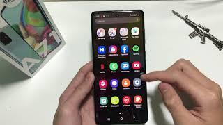 Turn on palm swipe to capture Samsung A71 Android 10