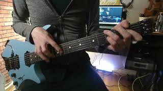 "Aluminosity" chord changes improvisation (Arch Echo tune) (solo guitar practice)