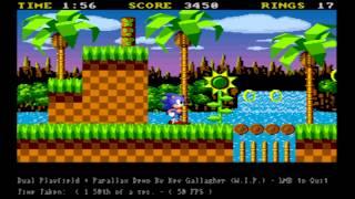 AMIGA SONIC GAME DEMO EARLY STAGES HYPERCAM 3 5 (FRAMERATE IS MUCH BETTER) From kevG -eab abime net