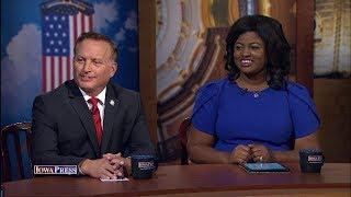 Iowa Secretary of State Candidates Paul Pate and Deidre DeJear