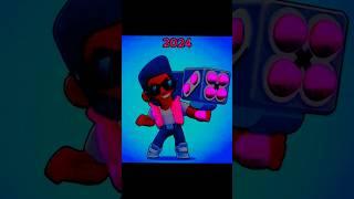 brawl stars brock 2019, 2022 and 2024 #brawlstars #brock