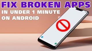 How To Fix Crashing Android Apps EASILY In Under A Minute!