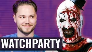 "Das ist PERVERS!" -  Wir gucken Terrifier 2 | Watchparty