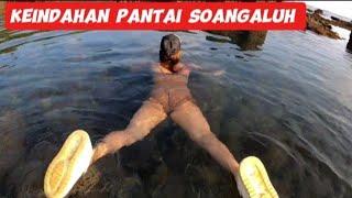 ternyata di pantai ini juga ada natural pool & goa yg sangat estetik || soan galuh beach