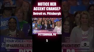 Notice Her Accent Change? Detroit vs Pittsburgh #shorts  #shortsfeed