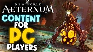 There IS Content For PC Players In New World: Aeternum... They Just Hid It From You??