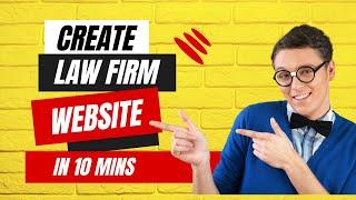 How to Create Lawyer Website Without Coding 2024