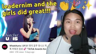 UNIS Reaction || Whatchunis | EP.31 | Tiktok Awards Korea 2024