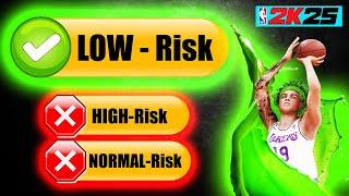 Use LOW RISK shooting profile on NBA 2K25