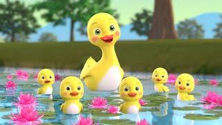 Number Song | Five Little Duckies + More Baby Songs | Beep Beep Nursery Rhymes