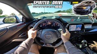 LOUD 600HP Camaro SS (FBO, Heads, Cam) POV Drive [4K] - CAMMED CAMARO SS HARD PULLS ASMR!