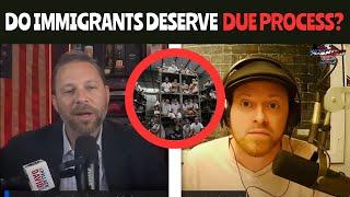 MAGA Podcaster gets Into HEATED DEBATE With Brian On Due Process