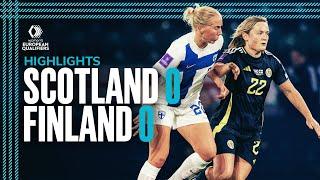 Scotland 0-0 Finland | 2025 UEFA Women's EURO Play-off Final | SWNT