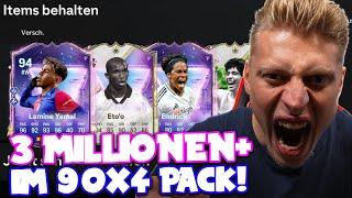 HILFE 3 MILLIONEN+ SPIELER in MEINEM 90x4 PACK!! + in RTG CLUBTOUR  EA FC 25