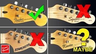 Squier is NOT Fender