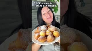 Frittelle alla panna profumate all'arancia di carnevale - Ricette che Passione