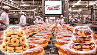 Krispy Kreme Doughnuts MEGA Factory: How They Produce Millions of FAMOUS Doughnuts DAILY