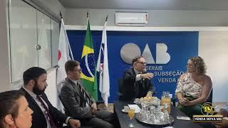 A TV VENDA NOVA ENTREVISTA O DR  WARLEY BELO    PRESIDENTE DA OAB  SUBSEÇÃO VENDA NOVA BH/MG.