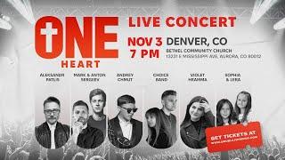 DENVER, CO – новый концерт ONE HEART от Double Joy Music /  7 PM, NOVEMBER 3