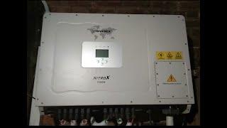 Nitrox 100kw on-grid solar inverter, AE 545W solar panels installation #Heptasol #Inverex #AE solar