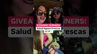 ‼️GIVEAWAY WINNERS‼️ Congrats to the 2 winners!  (Hangry Latinas x Salud Giveaway)