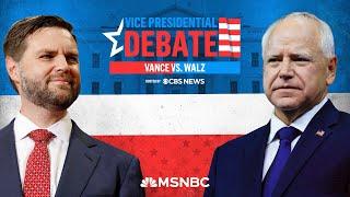 Full Debate: Walz vs. Vance Vice Presidential Debate I MSNBC