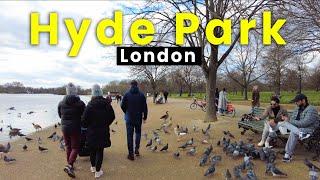 Hyde Park London | The Largest Park in Central London | Sunny Weekend 4k video ultra hd 60fps