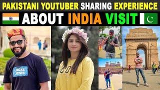 PAKISTANI YOUTUBER SHARING EXPERIENCE ABOUT INDIA'S VISIT | MY FIRST VISIT TO INDIA  | SANA AMJAD