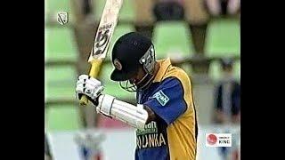 Marvan Atapattu 123* & 146 runs stand with Aravinda Desilva 3rd Odi @ Benoni, 1 Dec 2002