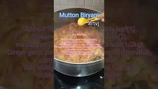 Mutton Biryani 