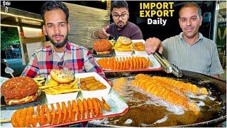 21 Years Old MasterChef ka Imported Luxury Burger | Street Food India