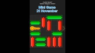 Mini Game Today 21 November Hamster Kombat How To Solve Mini Game Puzzle in Hamster Kombat  Solved