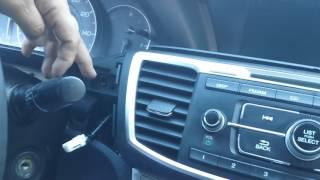 How to Remove Radio / Display / CD Player from Honda Accord 2013 for Repair.