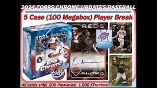 2024 Topps Chrome Update (100 Megabox) Player Break #5 eBay 12/09/24