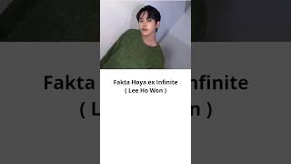 Fakta Hoya ( Lee Ho Won ) ex Infinite #infinite #hoya #leehowon