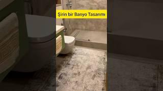 Küçük, şirin bir banyo tasarımı!  #shortvideo