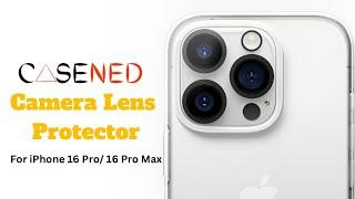 iPhone 16 pro max camera lens protector | CASENED mobile camera tempered glass