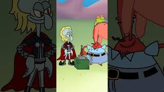 Spongebob Squarepants Becomes Herobrine in Thor's Hammer Challenge  #spongebobmod