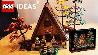 LEGO Ideas A-Frame Cabin (21338) - Speed Build