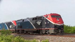 That's A Funny Lookin' Charger! Amtrak Train 97 With Phase 7 P42DC at Boynton Canal 7-8-24